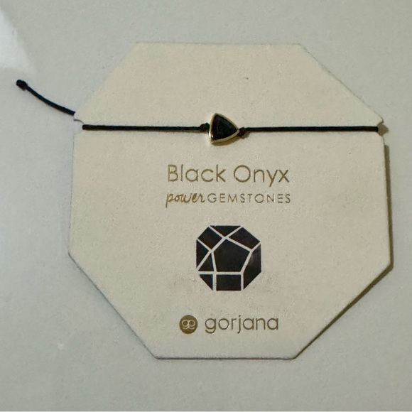 Gorjana New Power Gemstone Geo Bracelet for Protection Black Onyx Bracelet - Picture 3 of 4